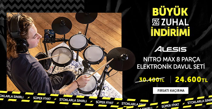 Alesis'in Yeni Elektronik Davul Modeli Nitro MAX